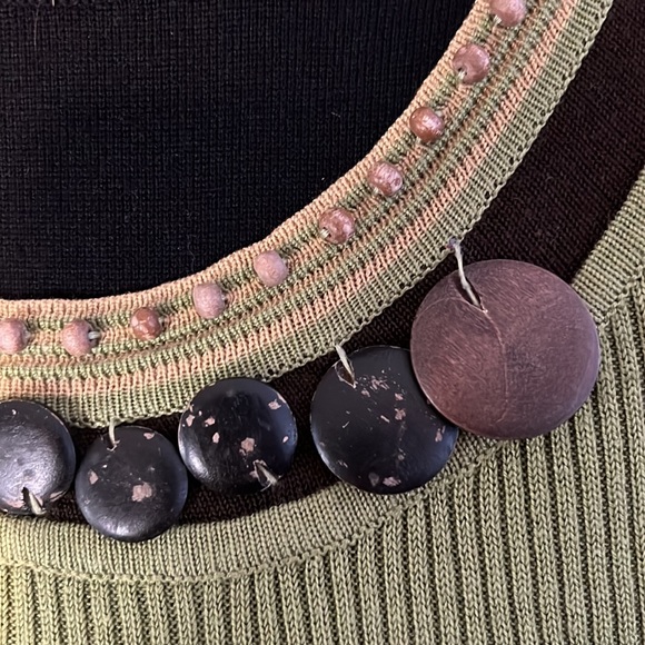 Requirement’s Women's Green XL Sweater Shirt Sleeves Crew Neck Stretch - Picture 3 of 7